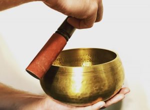 Holding Singing Bowl